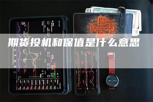 期货投机和保值是什么意思