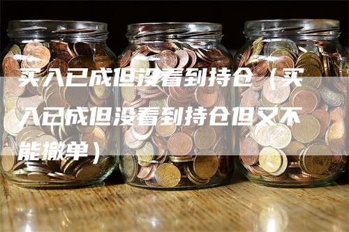 买入已成但没看到持仓（买入已成但没看到持仓但又不能撤单）