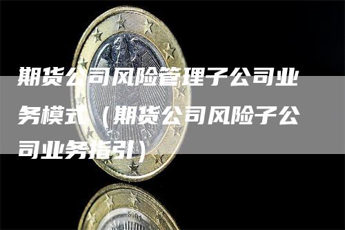 期货公司风险管理子公司业务模式（期货公司风险子公司业务指引）