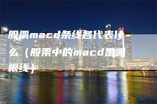 股票macd条线各代表什么（股票中的macd是哪根线）