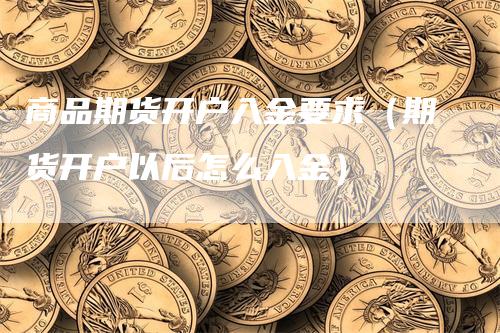 商品期货开户入金要求（期货开户以后怎么入金）