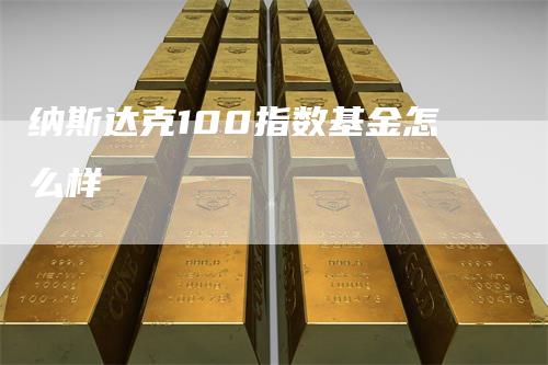 纳斯达克100指数基金怎么样