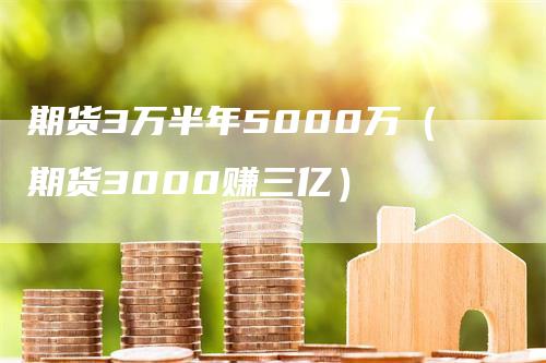 期货3万半年5000万（期货3000赚三亿）