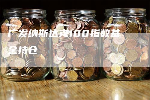 广发纳斯达克100指数基金持仓